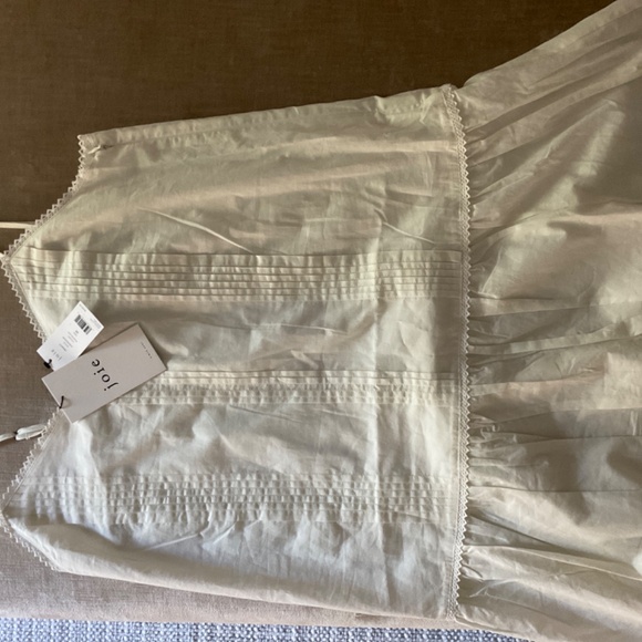 NWT Joie Trinity Pintucked Mini Dress in Porcelain - Picture 4 of 4